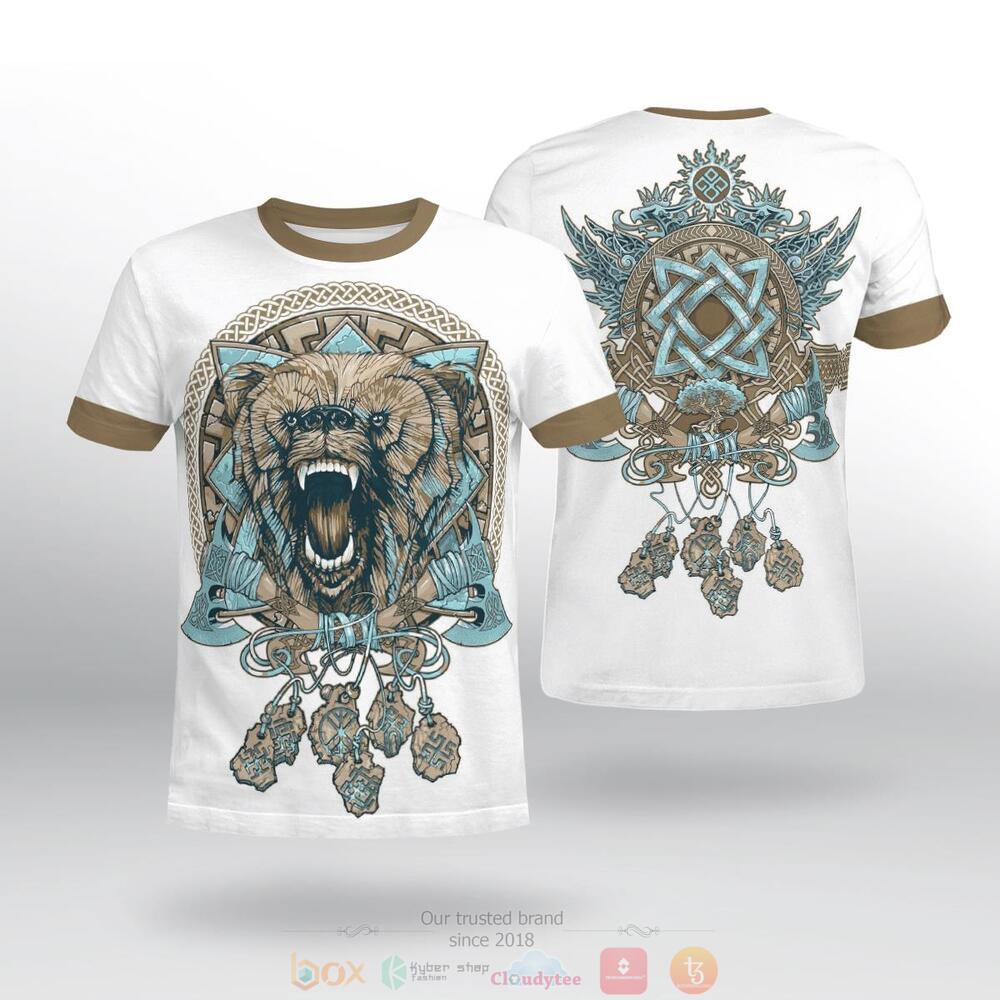 Viking Wolf Graphic jersey shirt, hoodie 2 Viking Wolf Graphic 3d shirt hoodie 1