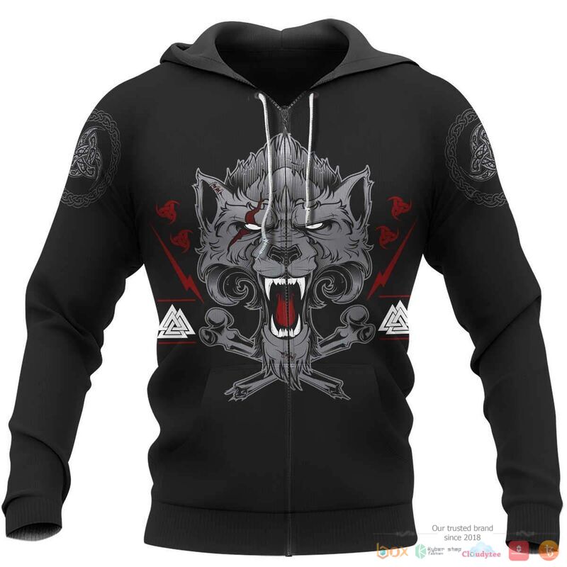 Viking Wolf Of Odin 3d shirt, Hoodie 3 Viking Wolf Of Odin 3d shirt Hoodie 1 2