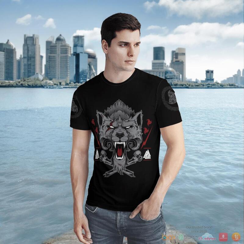 Viking Wolf Of Odin 3d shirt, Hoodie 6 Viking Wolf Of Odin 3d shirt Hoodie 1 2 3 4 5