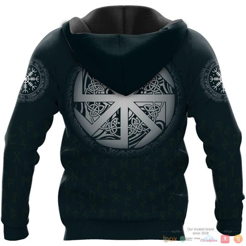 Viking Yin Yang Raven Valknut 3d shirt, Hoodie 4 Viking Yin Yang Raven Valknut 3d shirt Hoodie 1 2 3