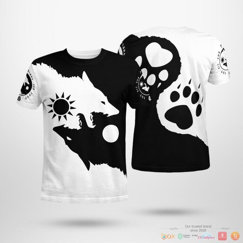 Viking Ying Yang Wolf Skoll and Hati 3d shirt, Hoodie 2 Viking Ying Yang Wolf Skoll and Hati 3d shirt Hoodie 1