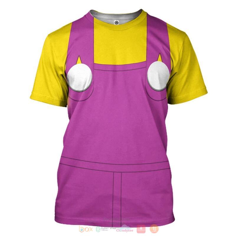 Wario 3D Shirt, Hoodie 3 Wario 3D Shirt Hoodie 1 2