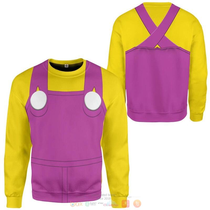 Wario 3D Shirt, Hoodie 6 Wario 3D Shirt Hoodie 1 2 3 4 5