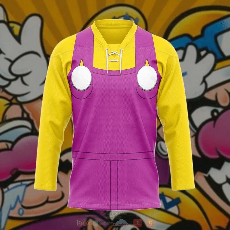 Wario Hockey Jersey 3 Wario Hockey Jersey 1 2
