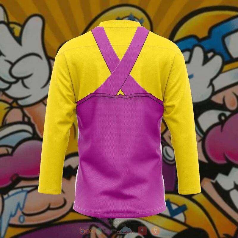 Wario Hockey Jersey 4 Wario Hockey Jersey 1 2 3