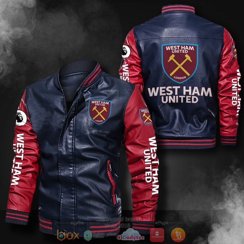 West Ham United FC Bomber leather jacket