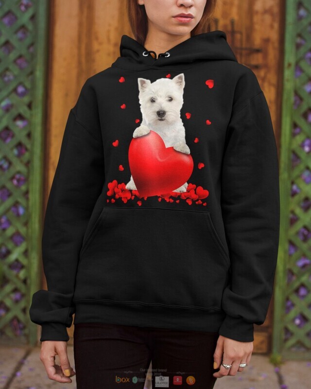 Valentine Hearts West Highland White Terrier hoodie, shirt 22 West Highland White Terrier Valentine Hearts shirt hoodie