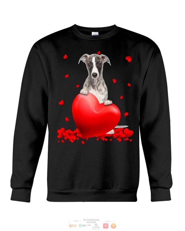 Valentine Hearts Whippet hoodie, shirt 5 Whippet Valentine Hearts shirt hoodie 1 2 3 4