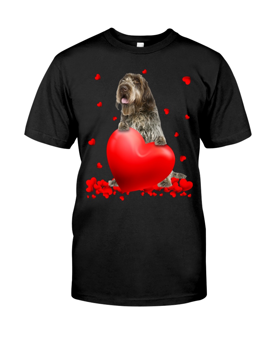 Wirehaired Pointing Griffon Valentine Hearts jersey shirt, hoodie 10 Wirehaired Pointing Griffon Valentine Hearts shirt hoodie 1