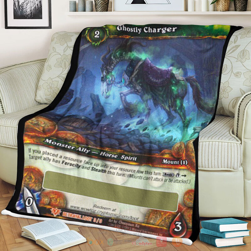 WoW Ghostly Charger Blanket