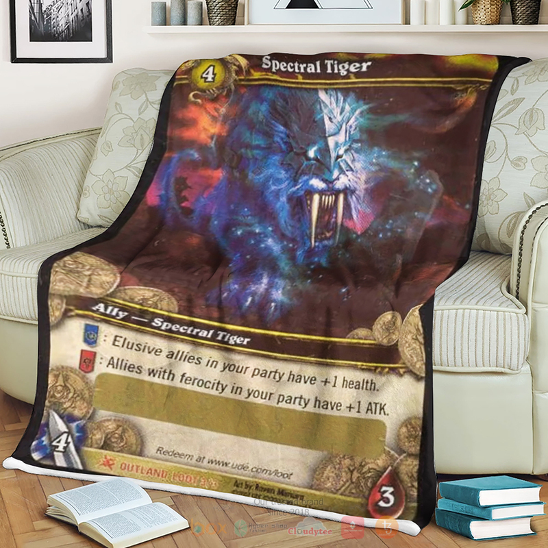 WoW Spectral Tiger Blanket