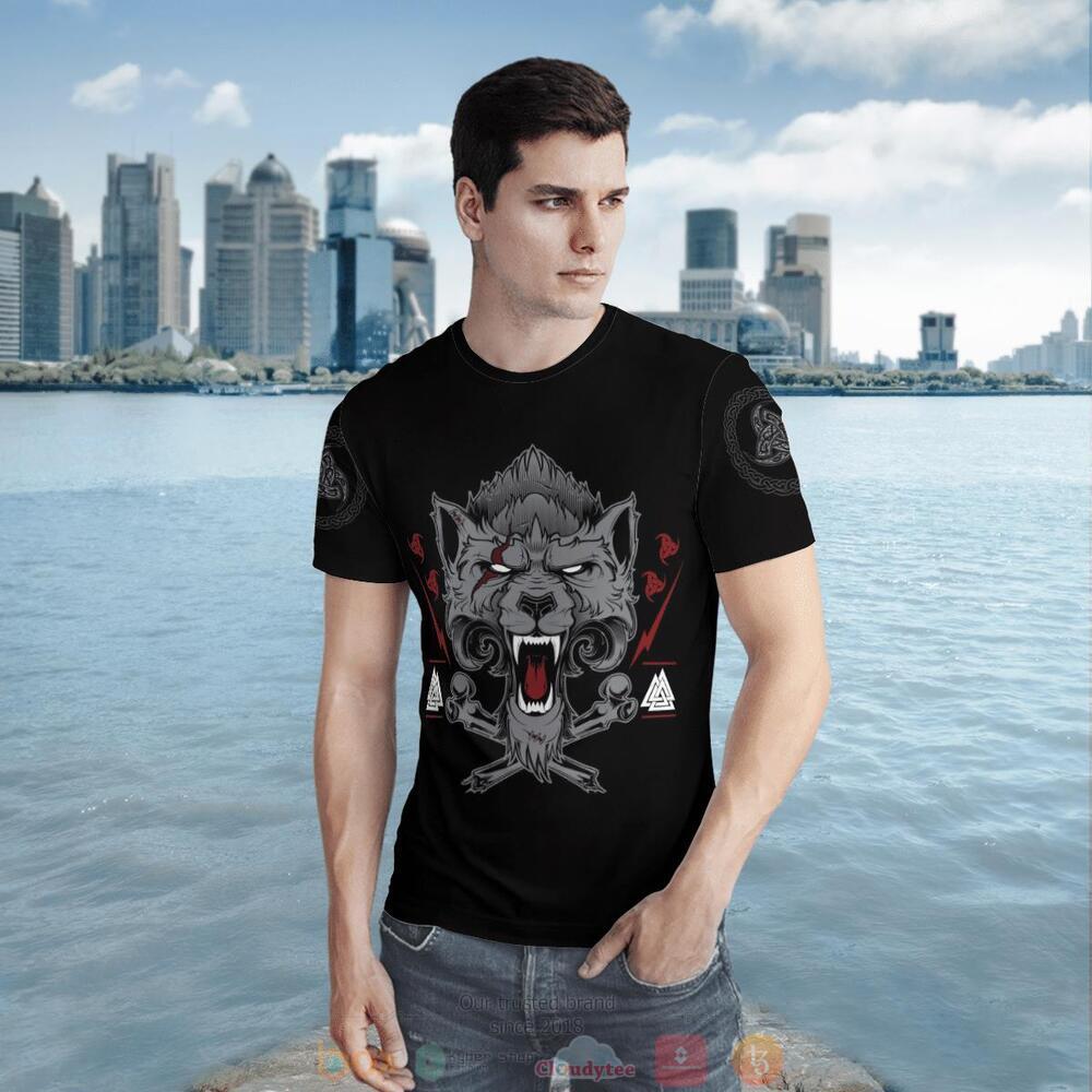 Wolf Of Odin black jersey shirt, hoodie 6 Wolf Of Odin black 3d shirt hoodie 1 2 3 4 5