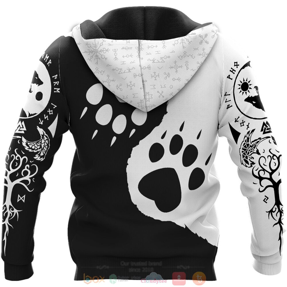 Yin Yang Wolf Skoll and Hati jersey shirt, hoodie 4 Yin Yang Wolf Skoll and Hati 3d shirt hoodie 1 2 3