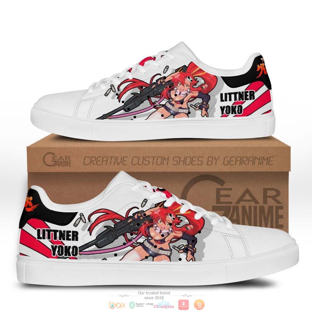 Yoko Littner Anime Tengen Toppa Gurren Lagann Skate Stan Smith Shoes
