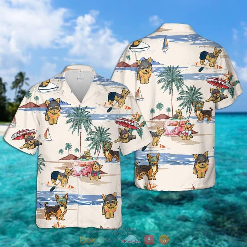 Yorkie Summer Beach Hawaiian Shirt 4 Yorkie Summer Beach Hawaiian Shirt