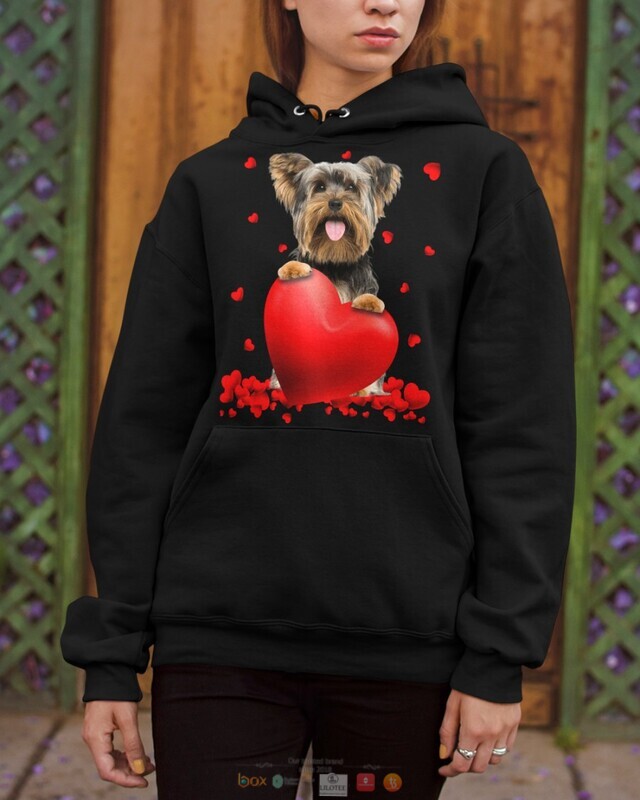 Valentine Hearts Yorkshire Terrier hoodie, shirt 6 Yorkshire Terrier Valentine Hearts shirt hoodie 1 2 3 4 5