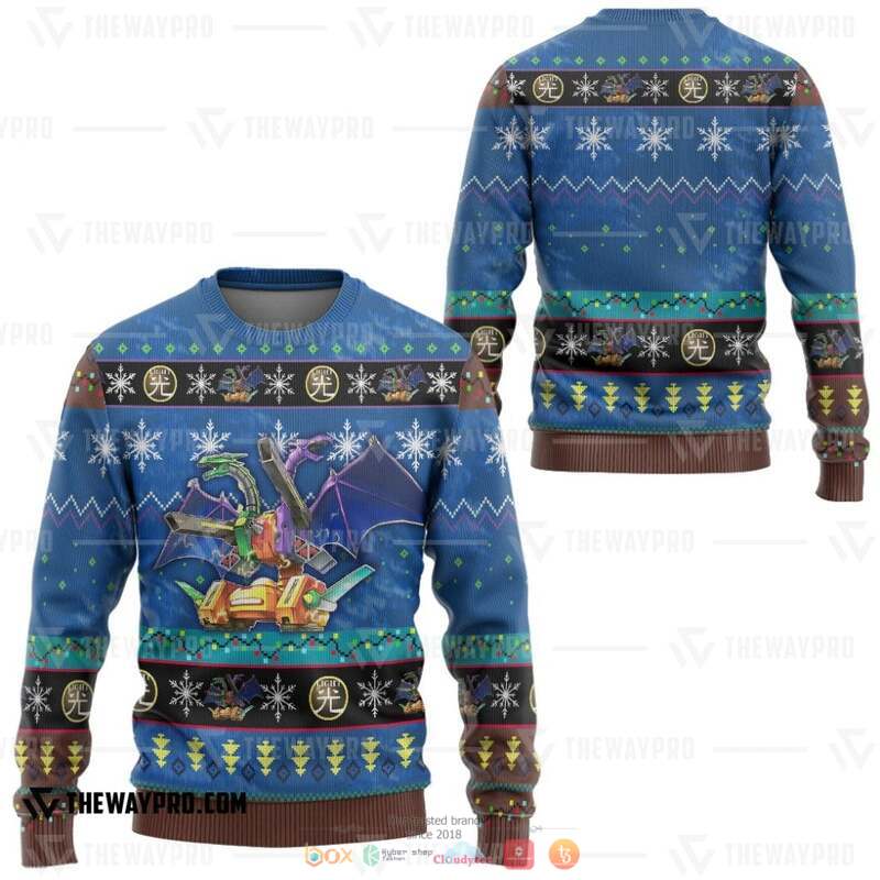 Yu Gi Oh ABC Dragon Buster Knitted Sweatshirt 2 Yu Gi Oh ABC Dragon Buster Knitted Sweatshirt 1