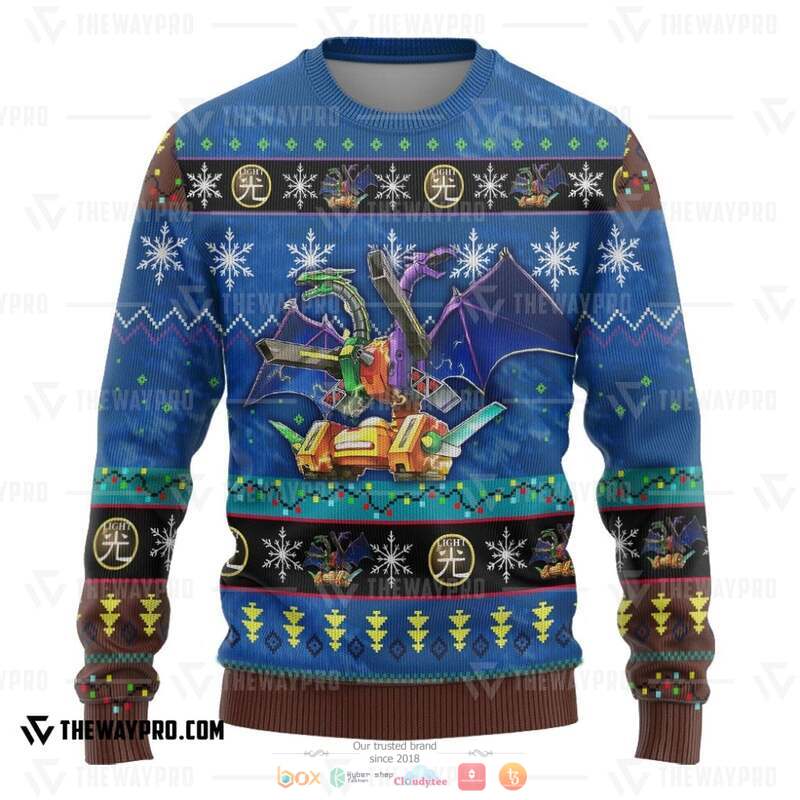 Yu Gi Oh ABC Dragon Buster Knitted Sweatshirt 3 Yu Gi Oh ABC Dragon Buster Knitted Sweatshirt 1 2
