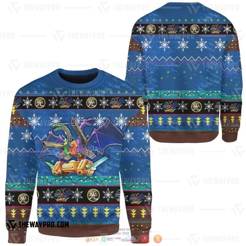 Yu Gi Oh ABC Dragon Buster Knitted Sweatshirt 4 Yu Gi Oh ABC Dragon Buster Knitted Sweatshirt 1 2 3