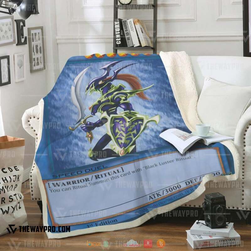 Yu Gi Oh Black Luster Soldier Blanket