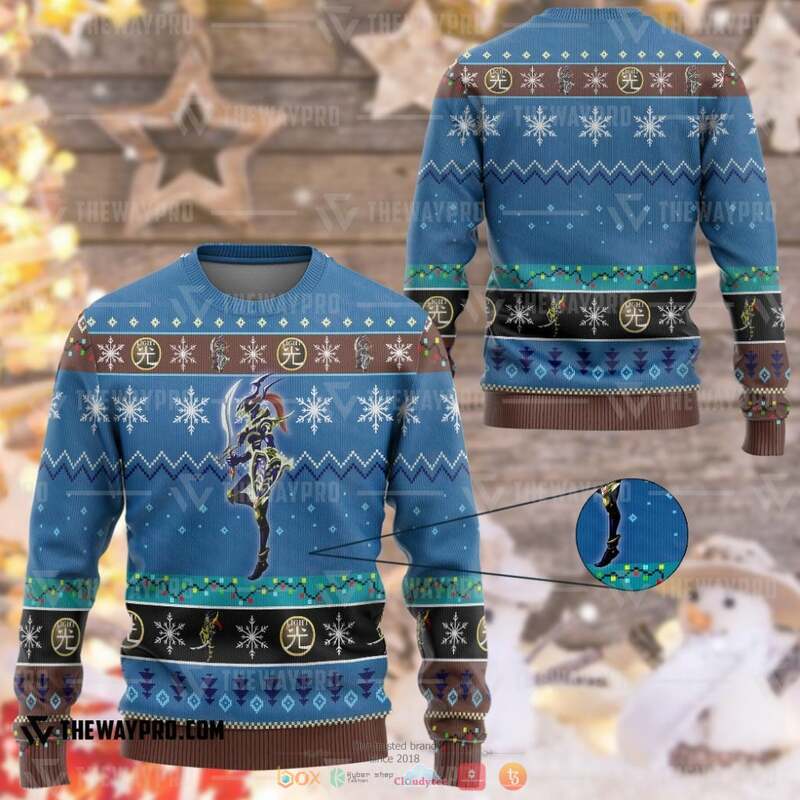 Yu Gi Oh Black Luster Soldier Knitted Sweatshirt