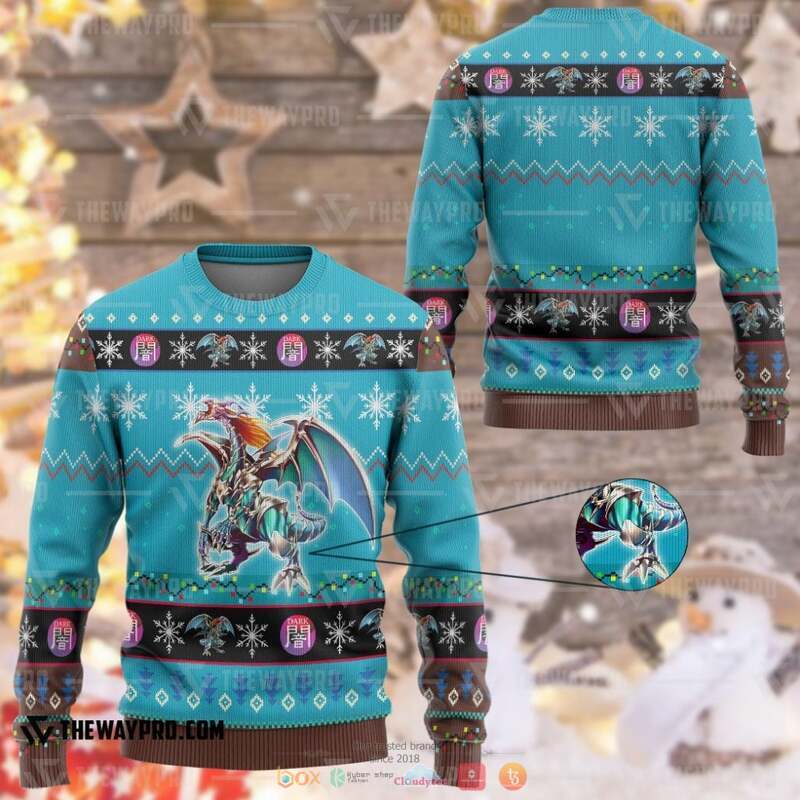 Yu Gi Oh Chaos Emperor Dragon Envoy Of The End Knitted Sweatshirt