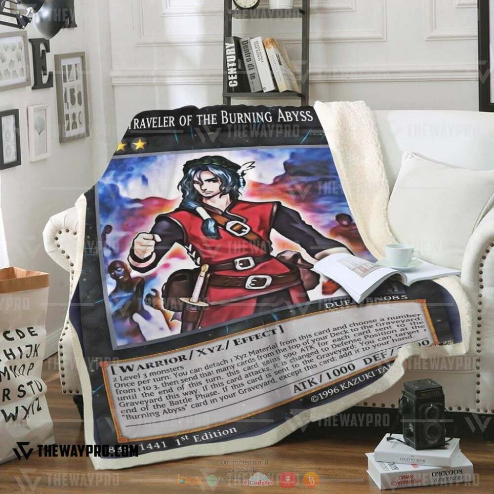 Yu Gi Oh Dante Traveler Of The Burning Abyss Soft Blanket