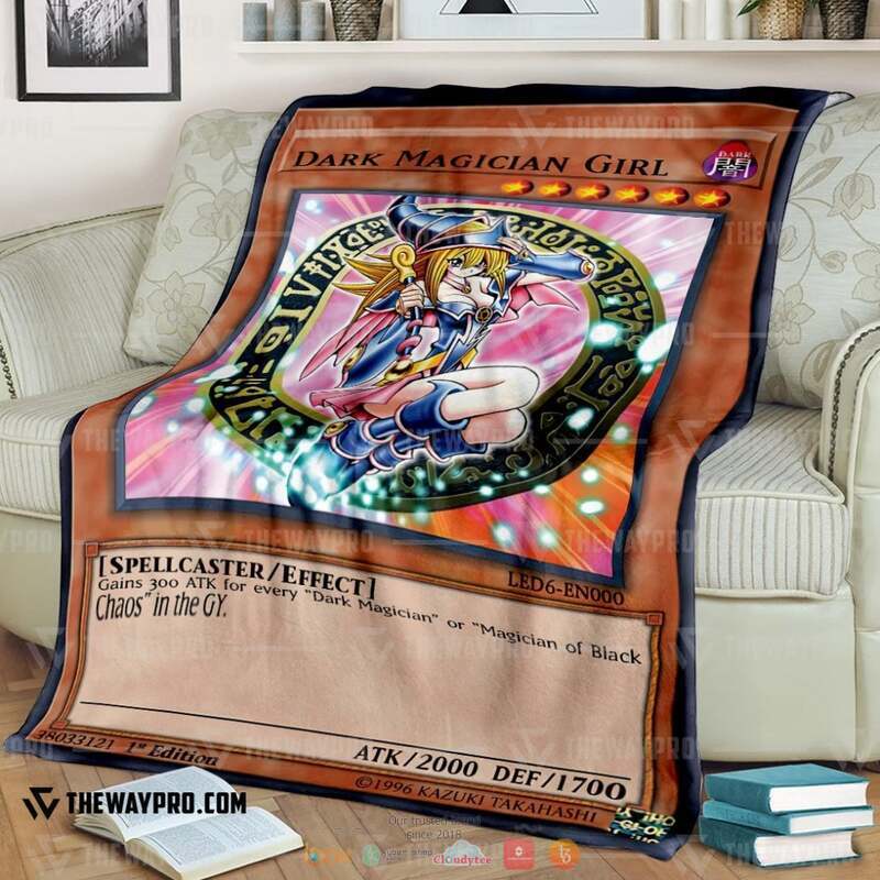 Yu Gi Oh Dark Magician Girl 2000 Blanket