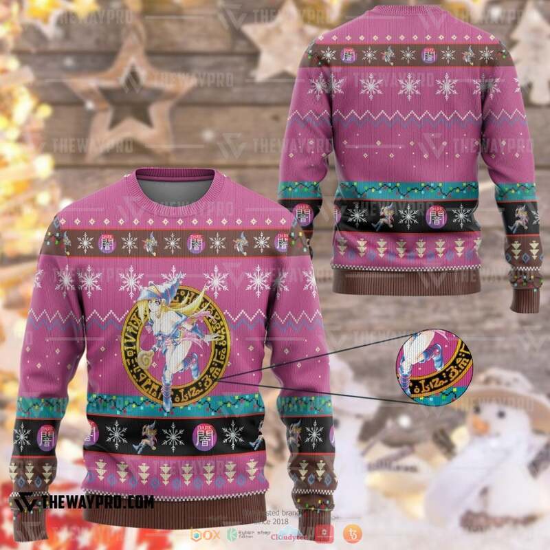 Yu Gi Oh Dark Magician Girl Pink Knitted Sweatshirt