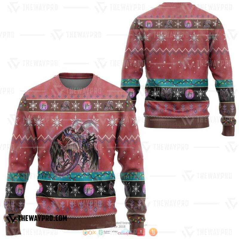 Yu Gi Oh Destiny Hero Plasma Knitted Sweatshirt 2 Yu Gi Oh Destiny Hero Plasma Knitted Sweatshirt 1