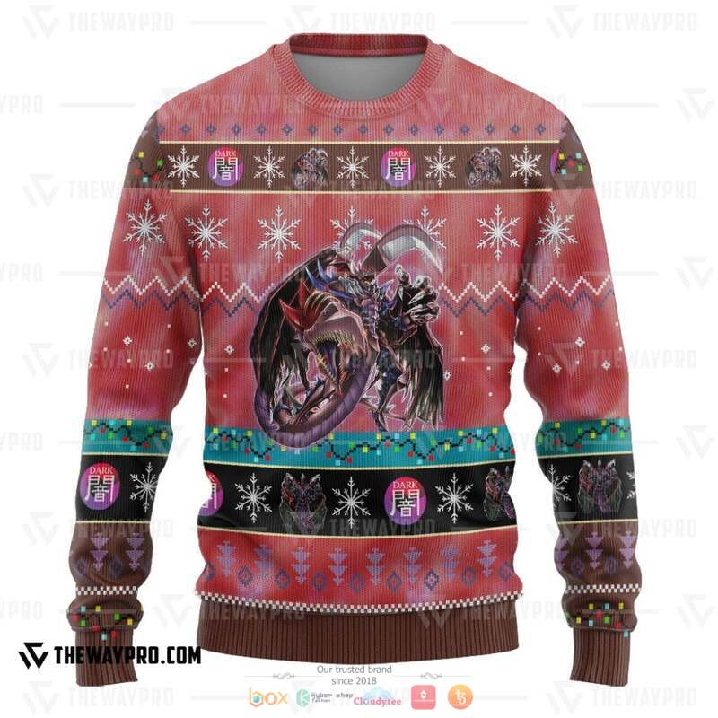 Yu Gi Oh Destiny Hero Plasma Knitted Sweatshirt 3 Yu Gi Oh Destiny Hero Plasma Knitted Sweatshirt 1 2