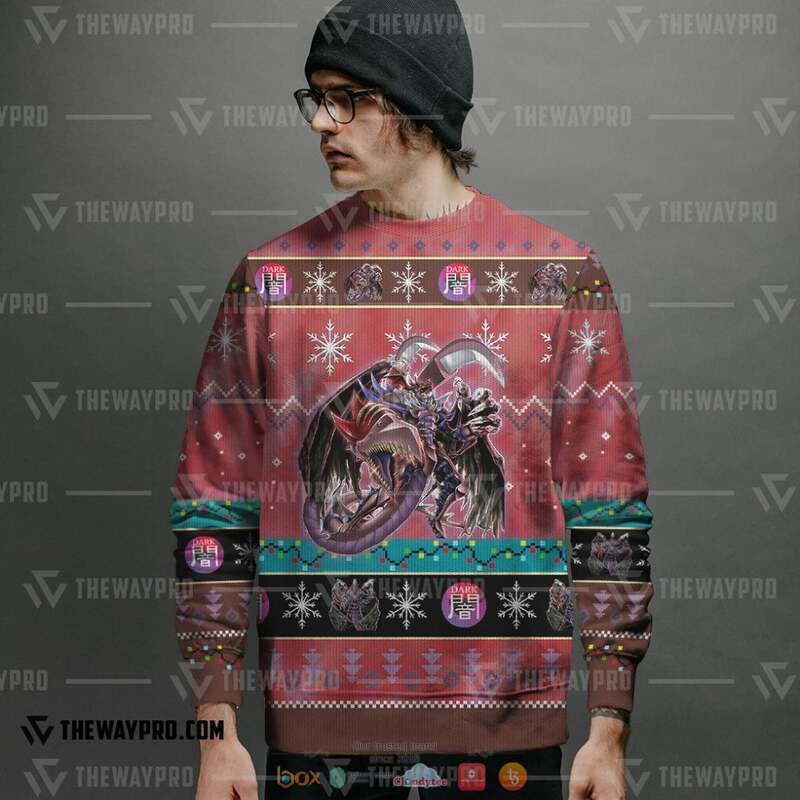 Yu Gi Oh Destiny Hero Plasma Knitted Sweatshirt 6 Yu Gi Oh Destiny Hero Plasma Knitted Sweatshirt 1 2 3 4 5
