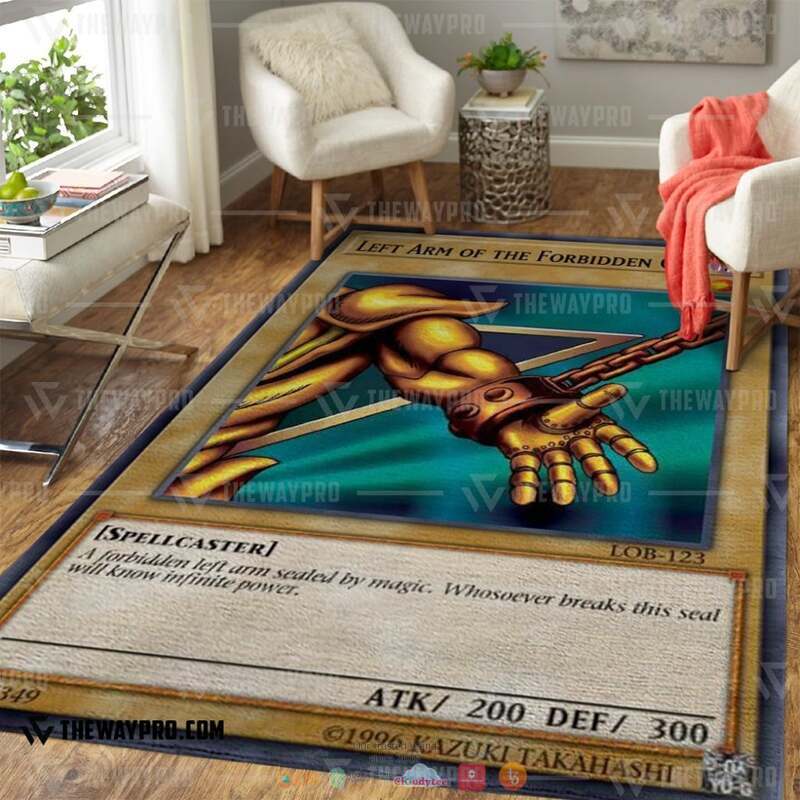 Yu Gi Oh Exodia Left Arm of the Forbidden One Rug 3 Yu Gi Oh Exodia Left Arm of the Forbidden One Rug 1 2