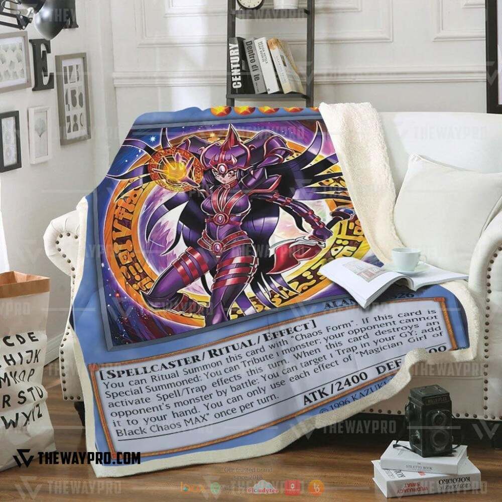 Yu Gi Oh Magician Girl Of Black Chaos MAX Soft Blanket