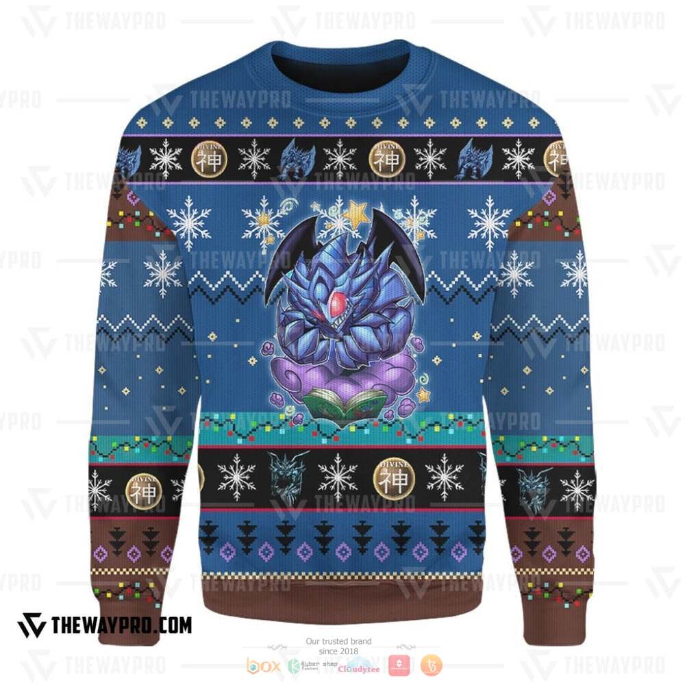 Yu Gi Oh Obelisk The Toonmentor Christmas Sweater 1 2 3 4
