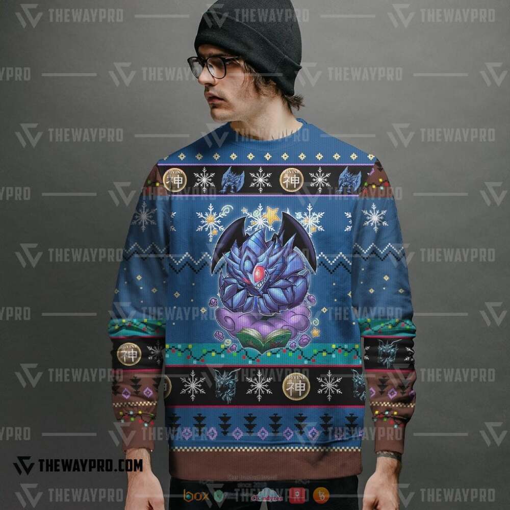 Yu Gi Oh Obelisk The Toonmentor Christmas Sweater 1 2 3 4 5