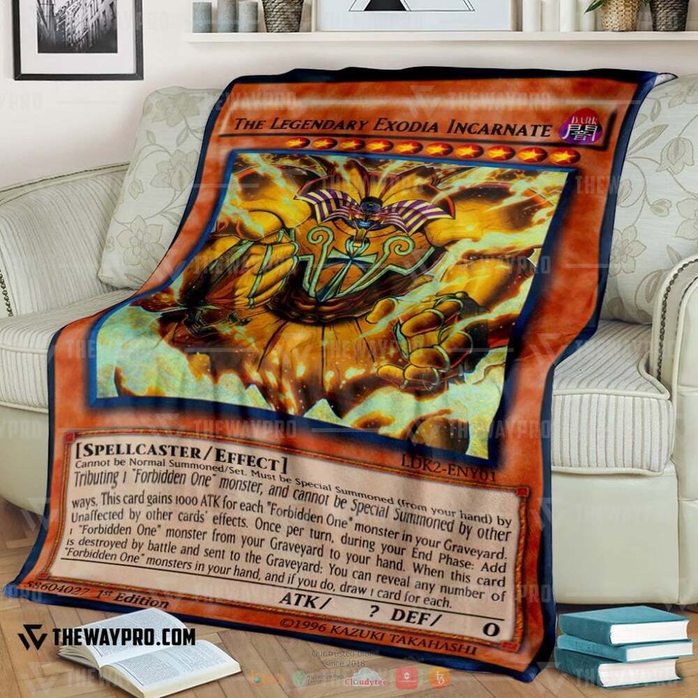 The Legendary Exodia Incarnate Yu Gi Oh Fleece Blanket 7 Yu Gi Oh The Legendary Exodia Incarnate Soft Blanket