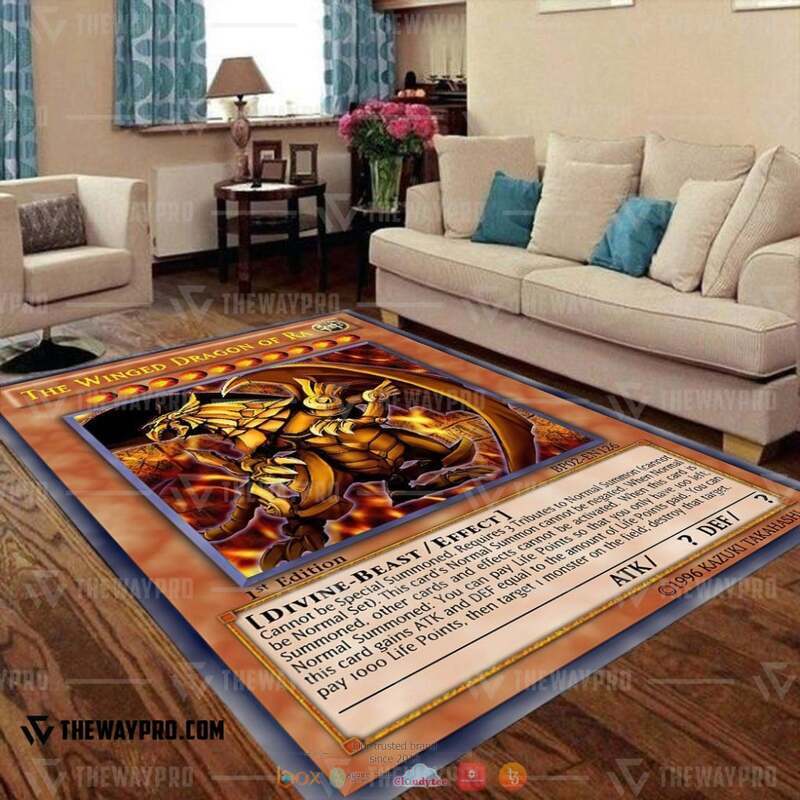 Yu Gi Oh The Winged Dragon Of Ra Rug
