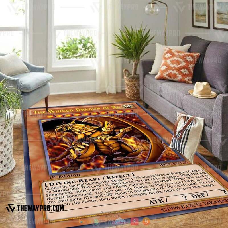 Yu Gi Oh The Winged Dragon Of Ra Rug 1