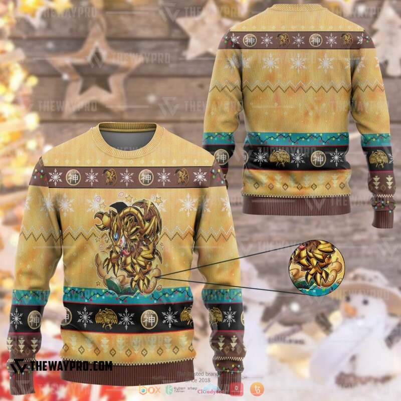 Yu Gi Oh The Winged Toon Of Ra Knitted Sweatshirt