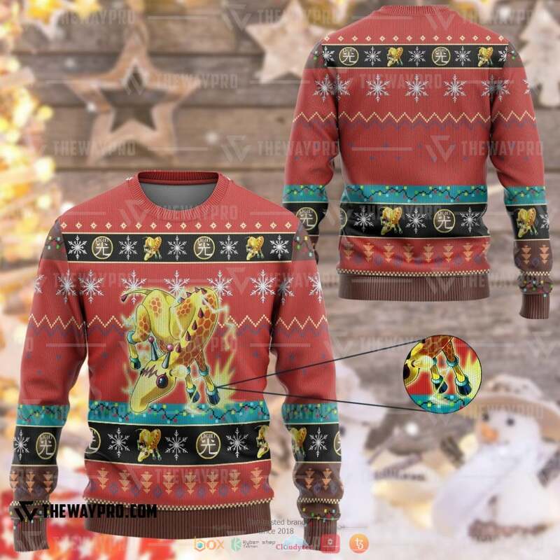 Yu Gi Oh Wattgiraffe Knitted Sweatshirt