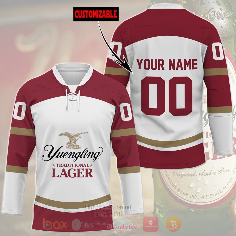 Yuengling Traditional Lager Personalized Hockey Jersey