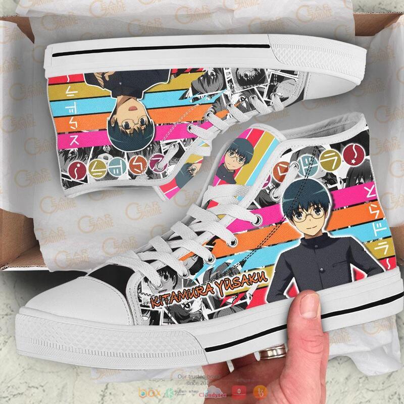 Yusaku Kitamura High Top Shoes Custom Anime Toradora canvas high top shoes 1