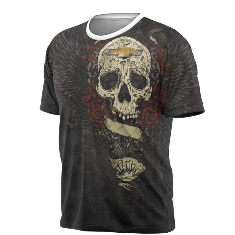 Brand new design CHEVY Skull 3d shirt, hoodie 10 163239371204f926e314