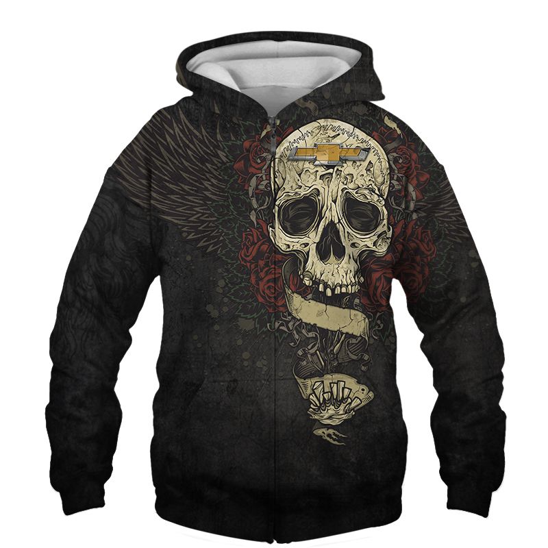 Brand new design CHEVY Skull 3d shirt, hoodie 2 16323937123545844410