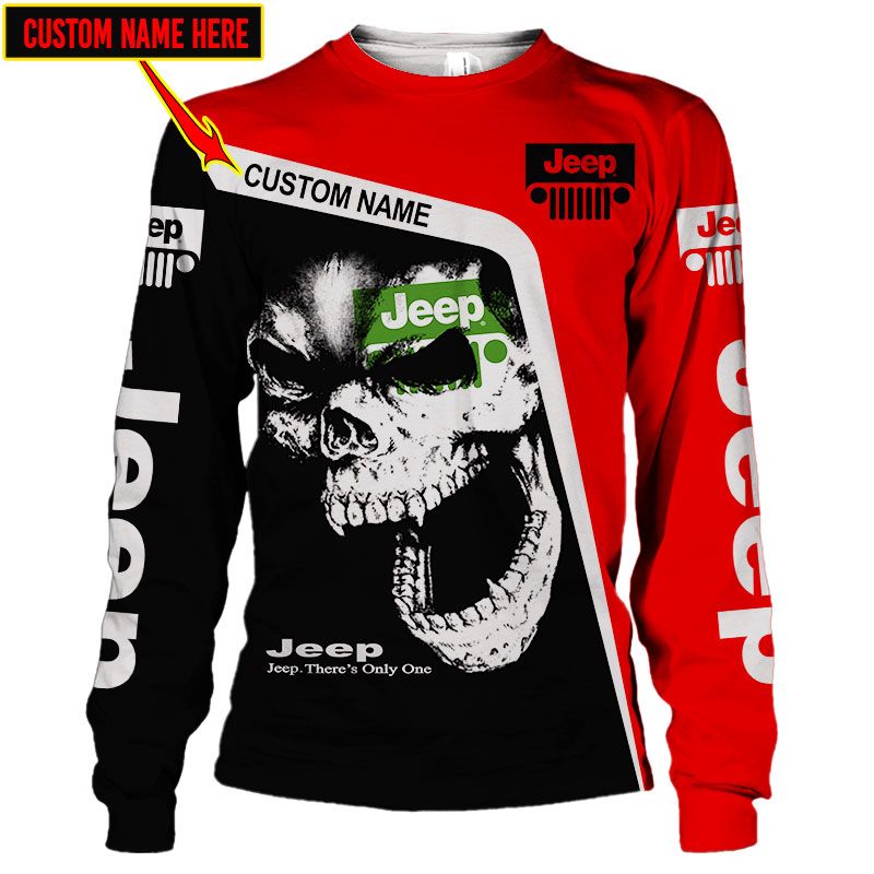 Personalized Jeep There's Only one Skull 3d shirt, hoodie 4 16324782291fe2fe8dde