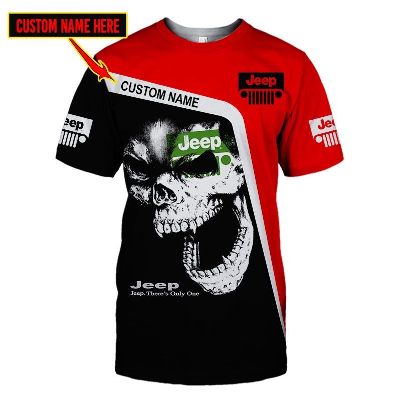 Personalized Jeep There's Only one Skull 3d shirt, hoodie 9 1632478229277ff7ce47