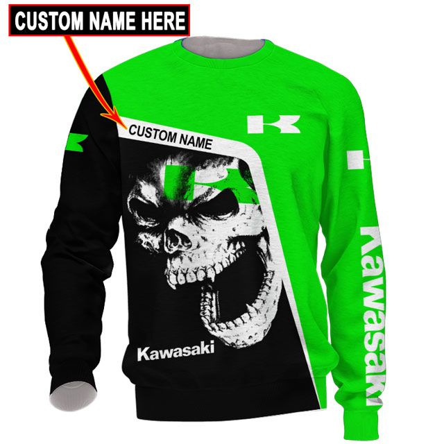 BEST Kawasaki Skull Full Printing Custom Name 3D T-Shirt, Hoodie 4 163488669378af97cb2b
