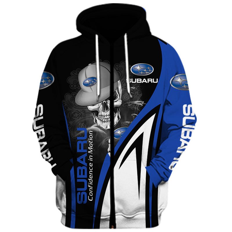 Subaru Confidence in Motion Skull 3d shirt, hoodie 3 16407641332a60f4a3fe