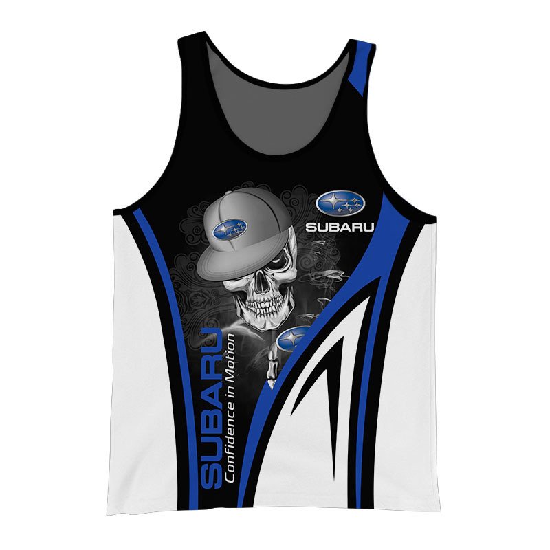 Subaru Confidence in Motion Skull 3d shirt, hoodie 11 164076413379fc100530
